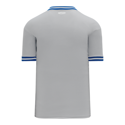 Athletic Knit V-Neck Baseball Jersey with Knitted Trim (BA1333)